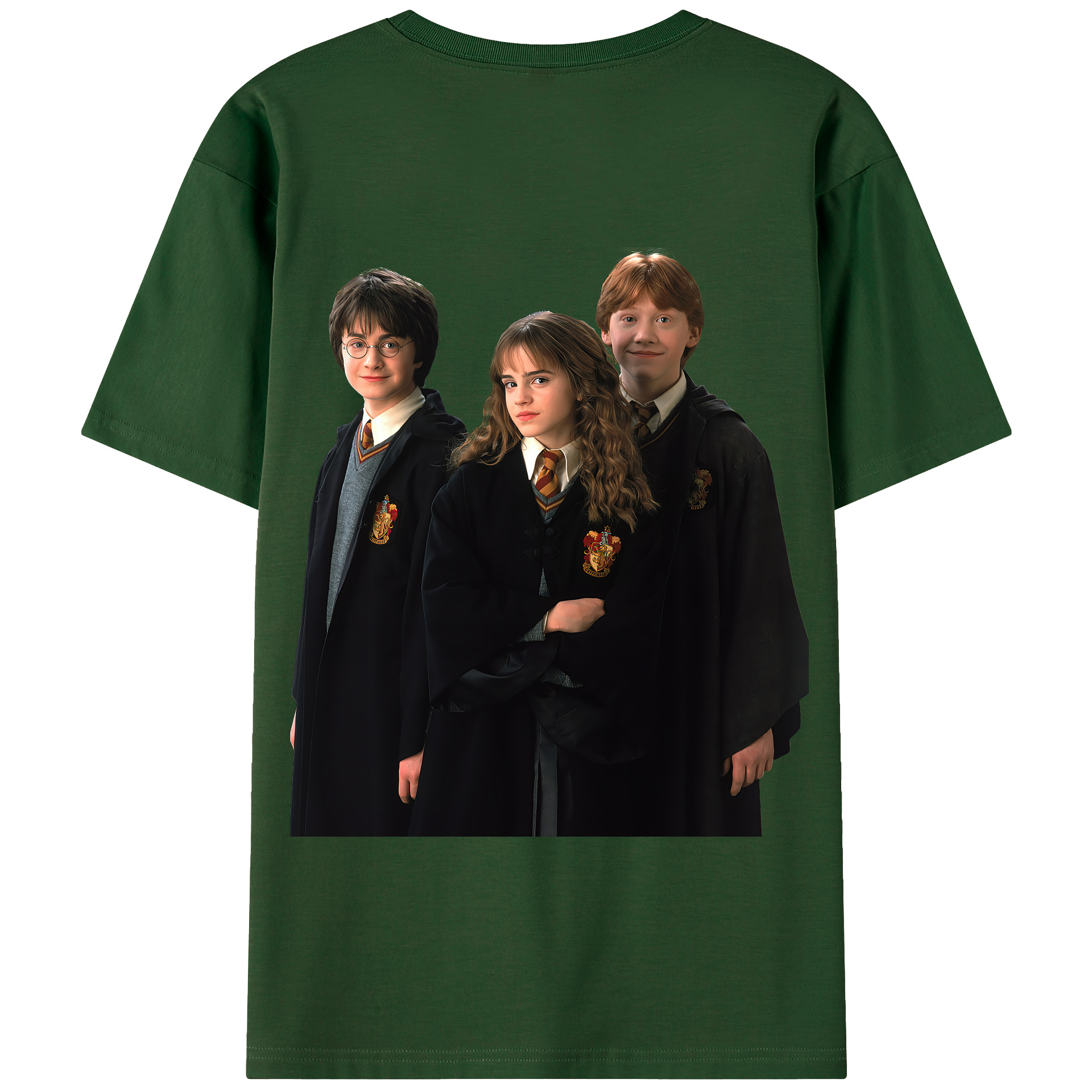 （画像用） Harry Potter ハリー・ポッターシリーズ 綿100％半袖Tシャツ（背面プリント）